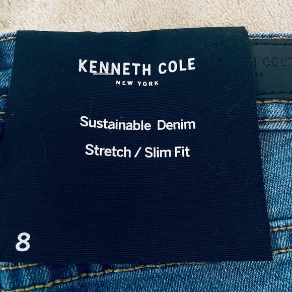 Kenneth Cole Boys Slim Fit Jeans New Size 8 Stretch Waist - Picture 7 of 8
